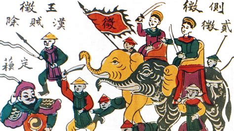 Der Aufstand der Schwestern Trưng im 1. Jahrhundert n. Chr.: Ein Kampf gegen die chinesische Herrschaft und ein Symbol für vietnamesischen Widerstand